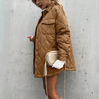 Damen Steppjacke im lässigen Oversized-Stil WW