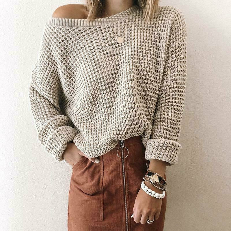 WW | Lässiger Fester Pullover