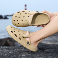 Damen Atmungsaktive Clogs mit innovativem Design und rutschfester Sohle WW