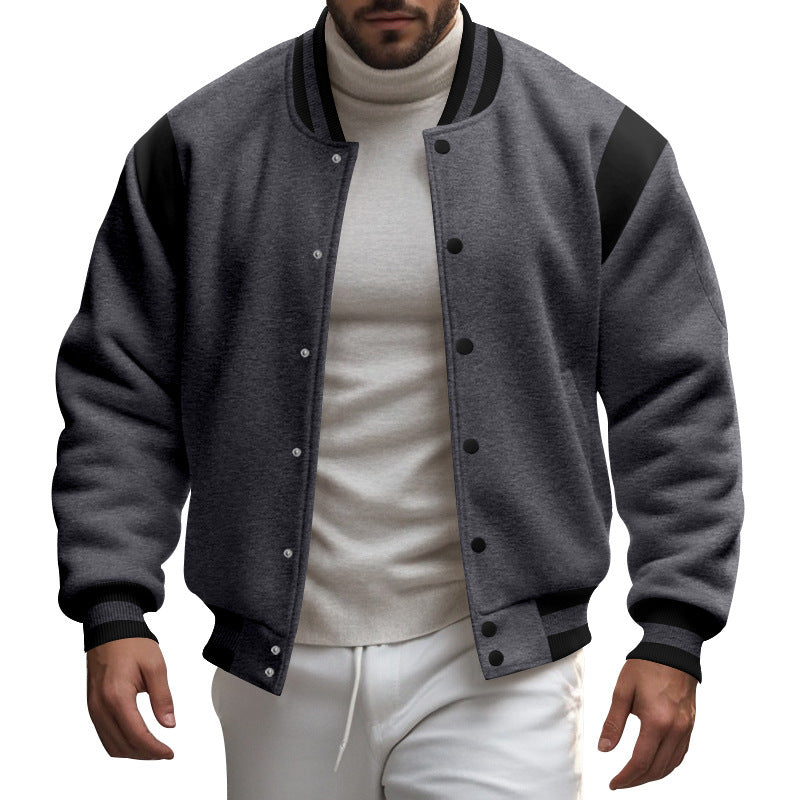 Herren sportliche Collegejacke WW