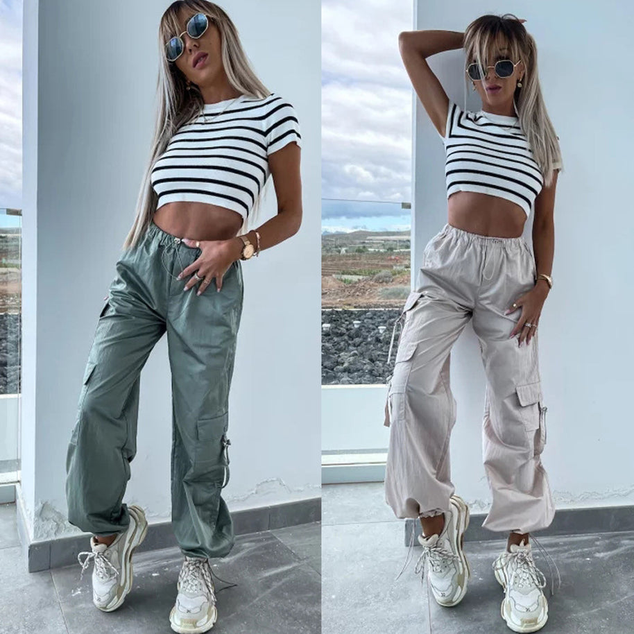 Damen Cargo-Hosen im lässigen Schnitt mit praktischen Taschen WW