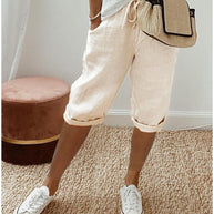 Leichte Shorts mit elastischem Bund für Damen WW