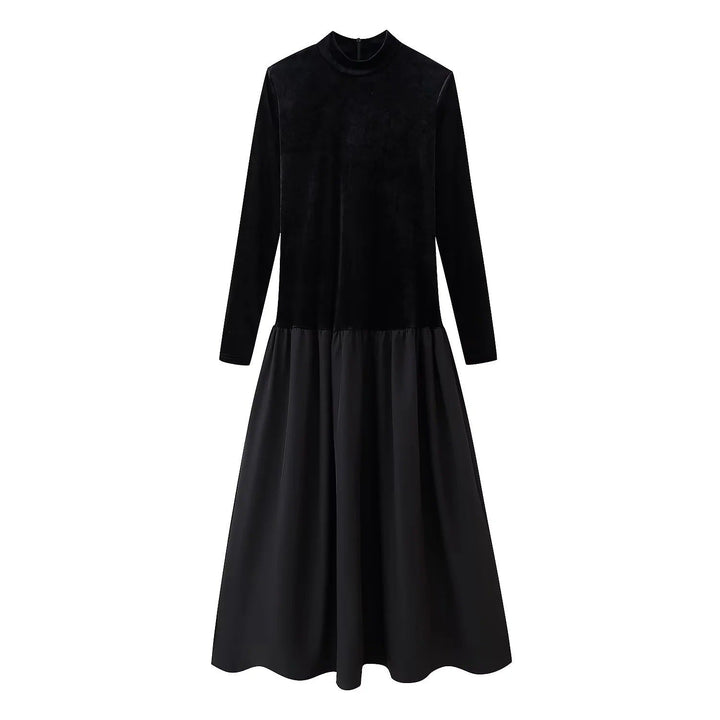 Damen Eleganter Maxirock mit voluminösem Schnitt und luxuriösem Satin-Finish W&W Mode