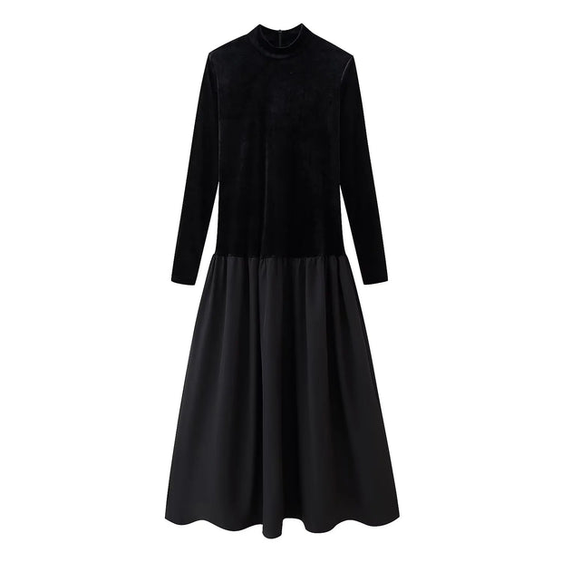 Damen Eleganter Maxirock mit voluminösem Schnitt und luxuriösem Satin-Finish WW