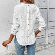 Damen Strickpullover mit strukturiertem Design WW