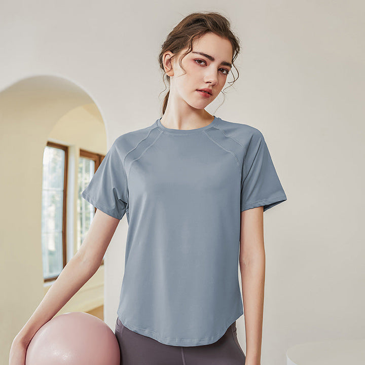 W&W Mode | Sporttops Für Damen Atmungsaktive T-shirt Mit Kurzen Ärmeln
