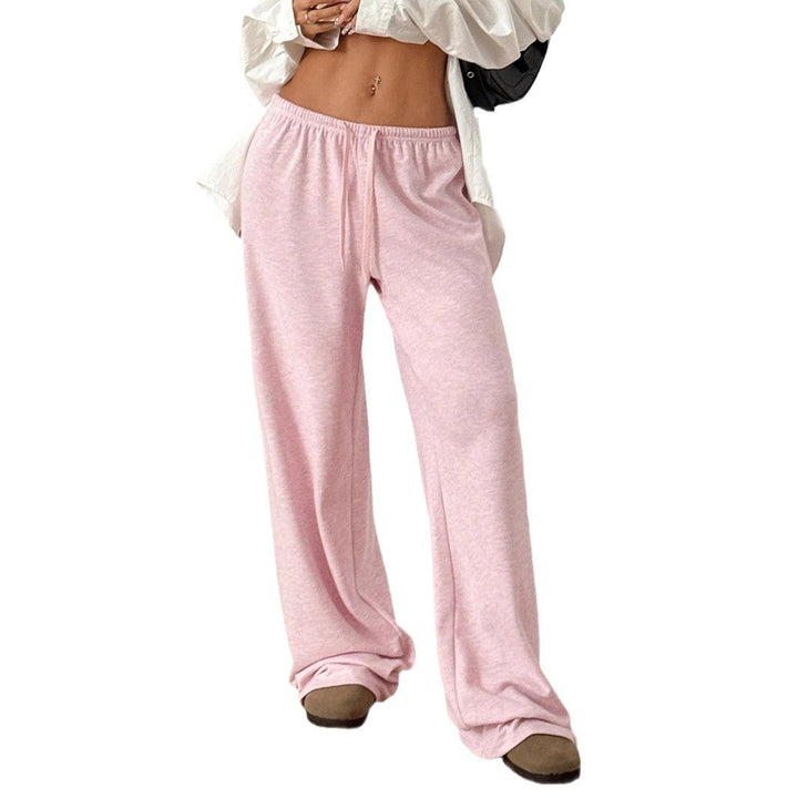 Damen Freizeit-Hose mit weitem Schnitt und bequemem Gummibund W&W Mode