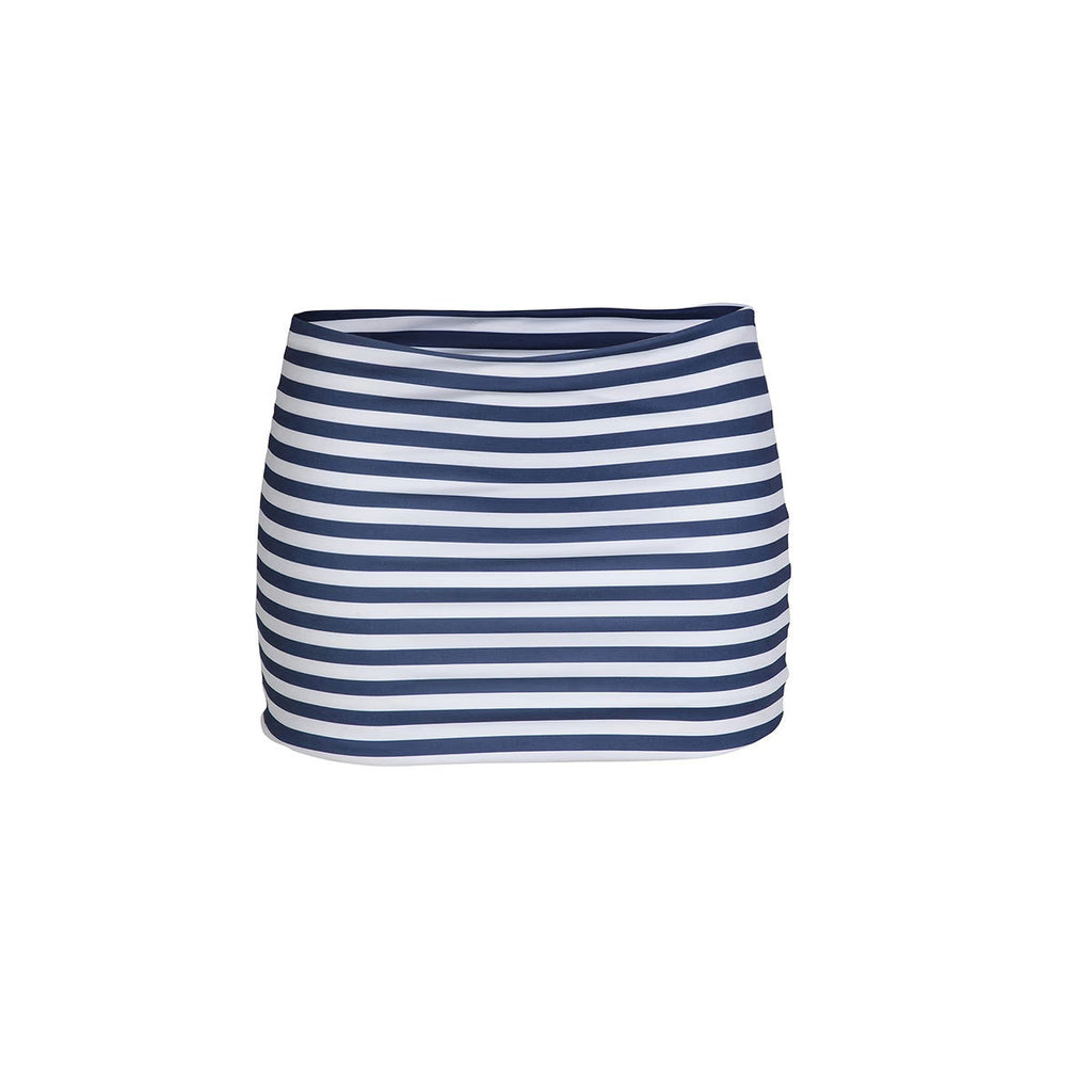 Damen Badeshort mit knapper Silhouette und maritimem Streifenmuster WW