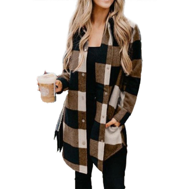 W&W Mode - Damen Karomuster Flanelljacke für rustikalen Charme
