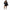 Damen Sportliches Velours zwei-teiliges Set mit Kapuzensweater und kurzer Rockhose WW