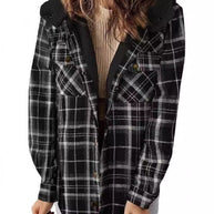 Damen Flanelljacke mit Fleecefutter WW