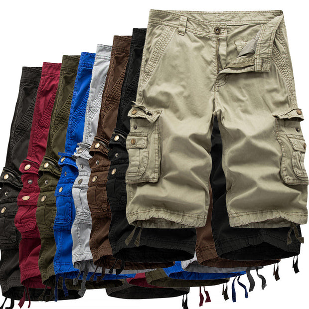 Herren Multi-Taschen Cargo-Shorts WW