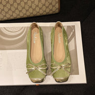 Damen Ballerinas mit eleganten Schleifenakzenten und komfortabler Sohle W&W