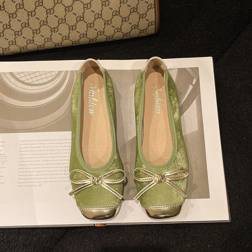 Damen Ballerinas mit eleganten Schleifenakzenten und komfortabler Sohle W&W