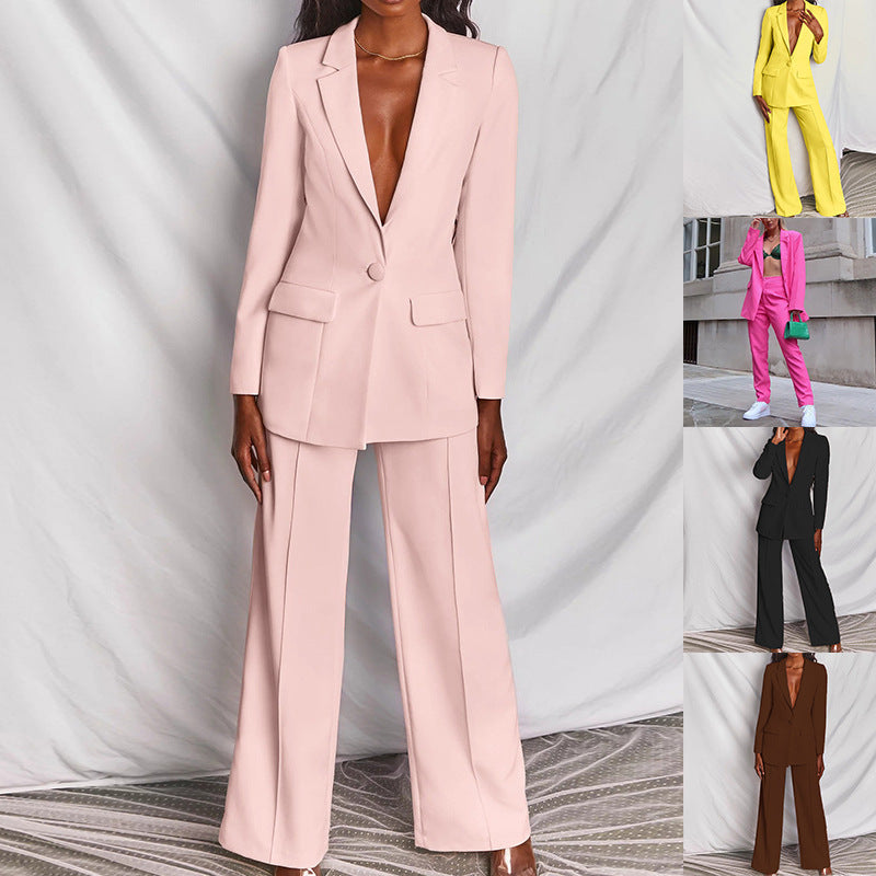 Damen Anzug im Oversize-Stil mit schickem Schnitt WW