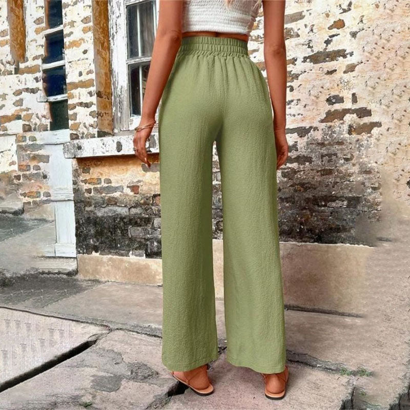W&W Mode | Farbige Luftige Sommerhosen Damen Mit Weitem Bein Für Frauen