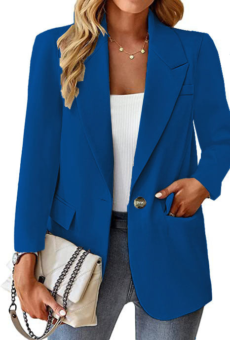 Damen eleganter Blazer mit modernem Schnitt und Taschen WW