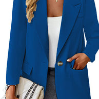 Damen eleganter Blazer mit modernem Schnitt und Taschen WW