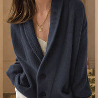 Damen Strickjacke mit eleganten Knopfdetails und lässigem Schnitt WW