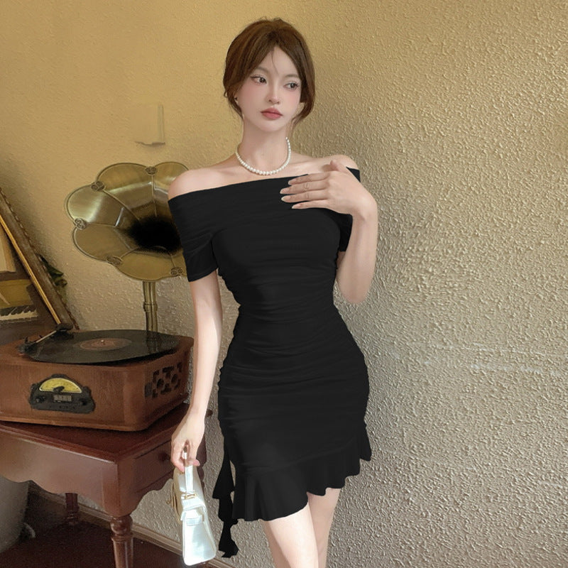 WW | Mesh Off-Shoulder Bodycon Kleid