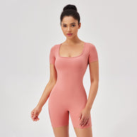Damen Sportlicher Jumpsuit mit figurbetontem Schnitt und atmungsaktiven Eigenschaften WW