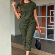 Damen Jogginganzug mit lässigem Schnitt und praktischen Taschen WW