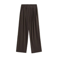Damen Weite Chino-Hose mit elastischem Bund WW
