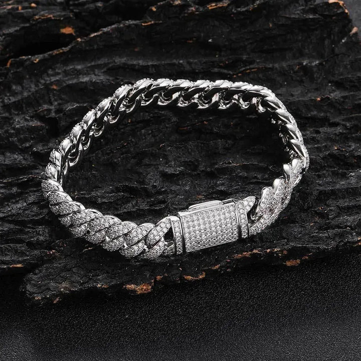W&W Mode | Hip Hop Fashion Schmuckarmband mit Zirkonia