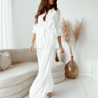 Damen lässiges Hemd mit weitem Schnitt und elegantem Stoff WW