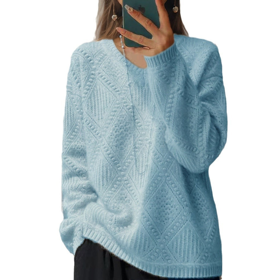 Damen Strickpullover mit strukturierter Verarbeitung und weichem Griff WW