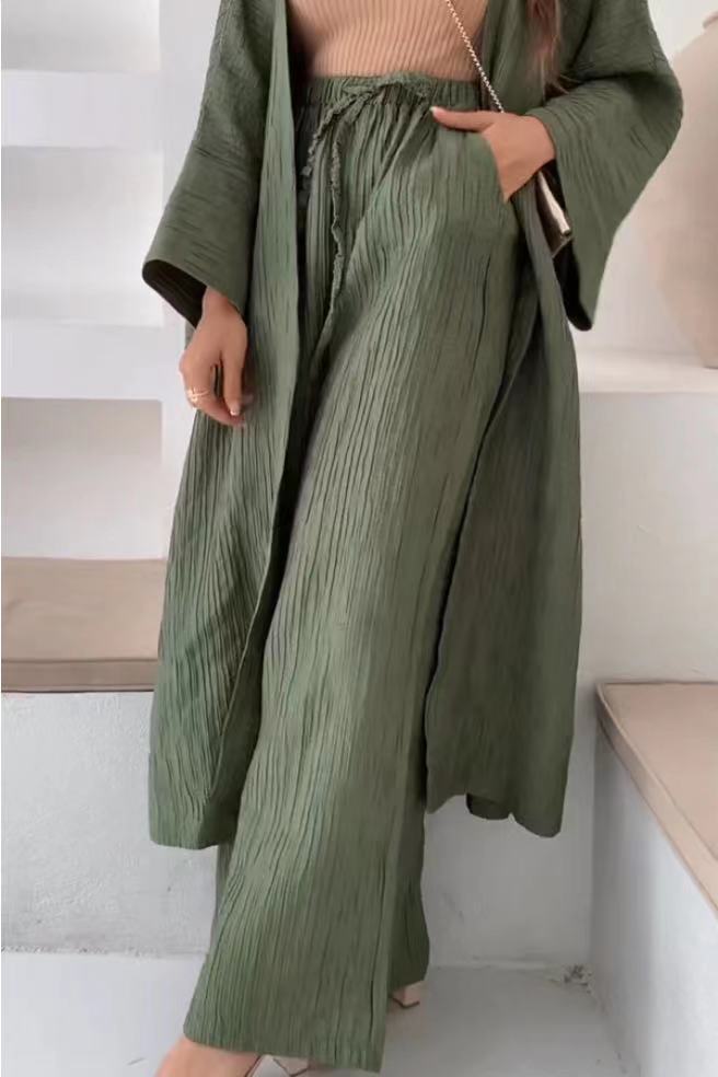 WW | Ensemble Weste Und Hose Lässig