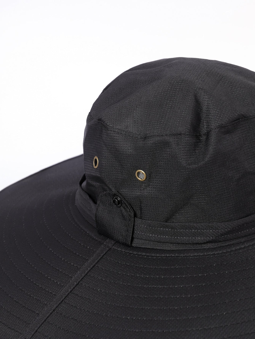 Damen Sonnenhut mit breiter Krempe und verstellbarem Kinnband W&W Mode