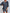 Damen komfortables Kurzarm Set mit Rippstrick und relaxed Schnitt WW