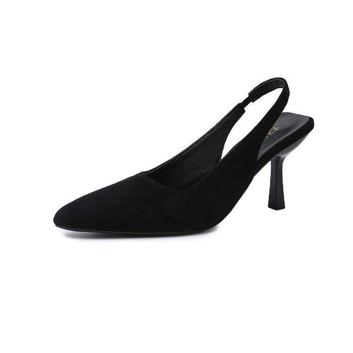 Damen Slingback-Pumps mit elegantem spitzem Zehenbereich und komfortablem Blockabsatz W&W Mode