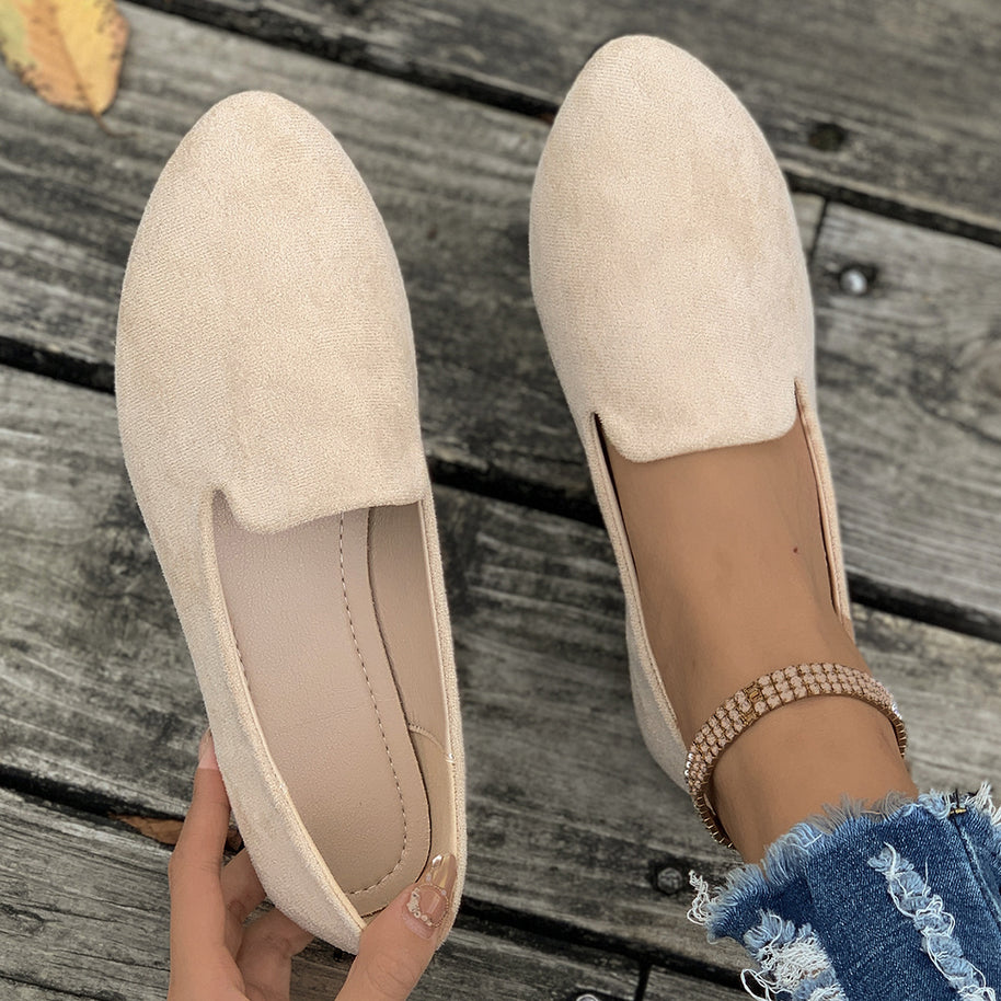 Damen bequeme Slipper im eleganten Design mit weicher Oberflächenstruktur WW