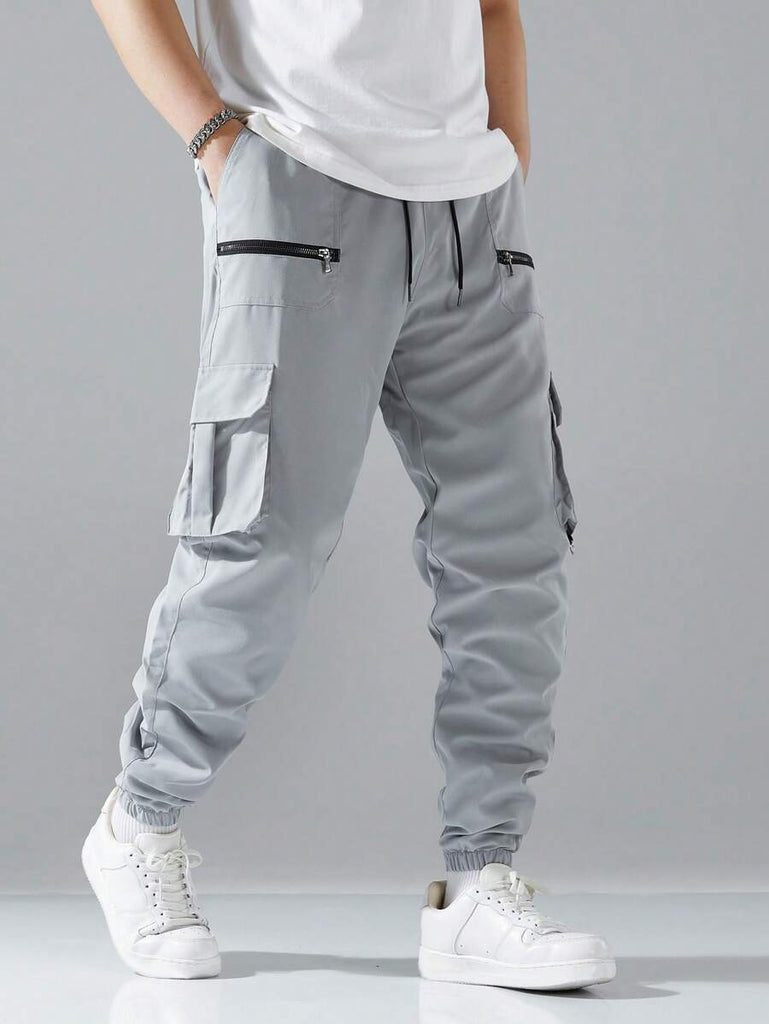 Herren Cargo-Hosen mit modernen Zipper-Taschen WW