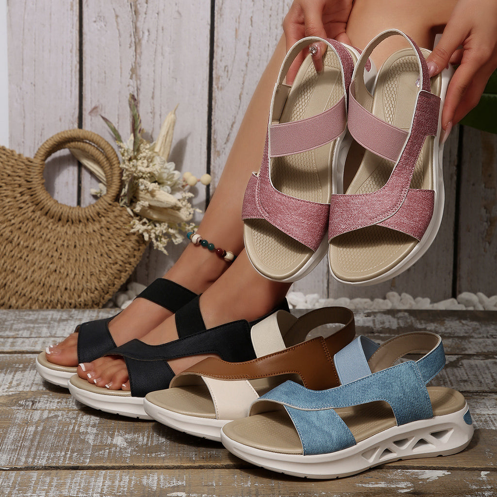 Damen Comfort Slide Sandalen mit gepolsterter Knöchelunterstützung WW