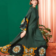 WW | Bedrucktes Dreiviertelarmkleid