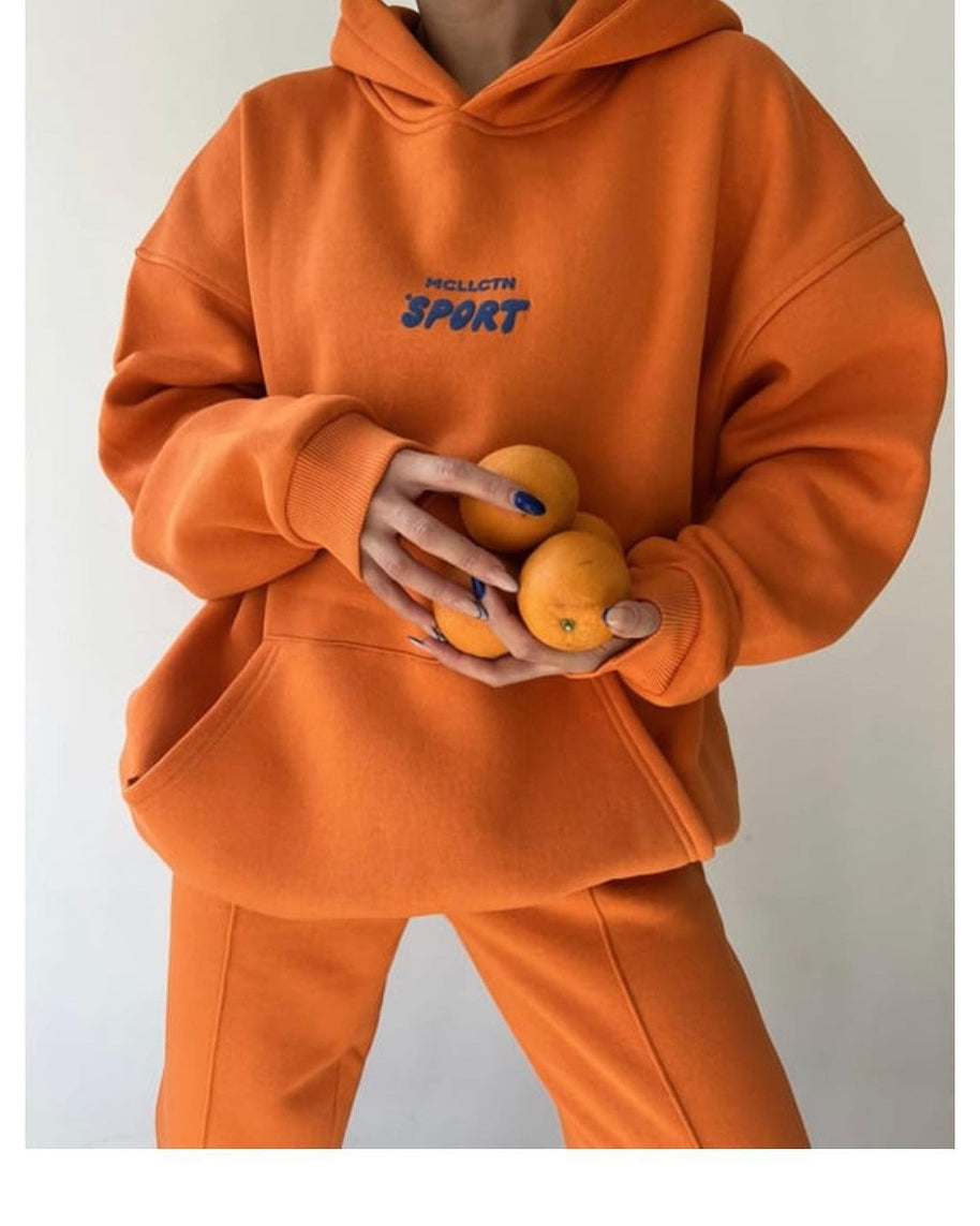 Damen Sportlicher Oversized Hoodie WW