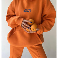 Damen Sportlicher Oversized Hoodie WW