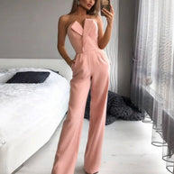 WW | Asymmetrischer Revers Mittel-Taillen Pendel-Overall