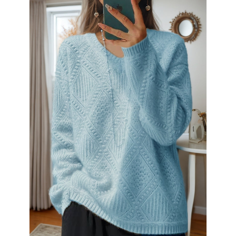 Damen Strickpullover mit strukturierter Verarbeitung und weichem Griff WW
