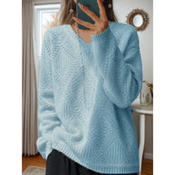 Damen Strickpullover mit strukturierter Verarbeitung und weichem Griff WW