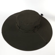 Damen Sonnenhut mit breiter Krempe und verstellbarem Kinnband WW