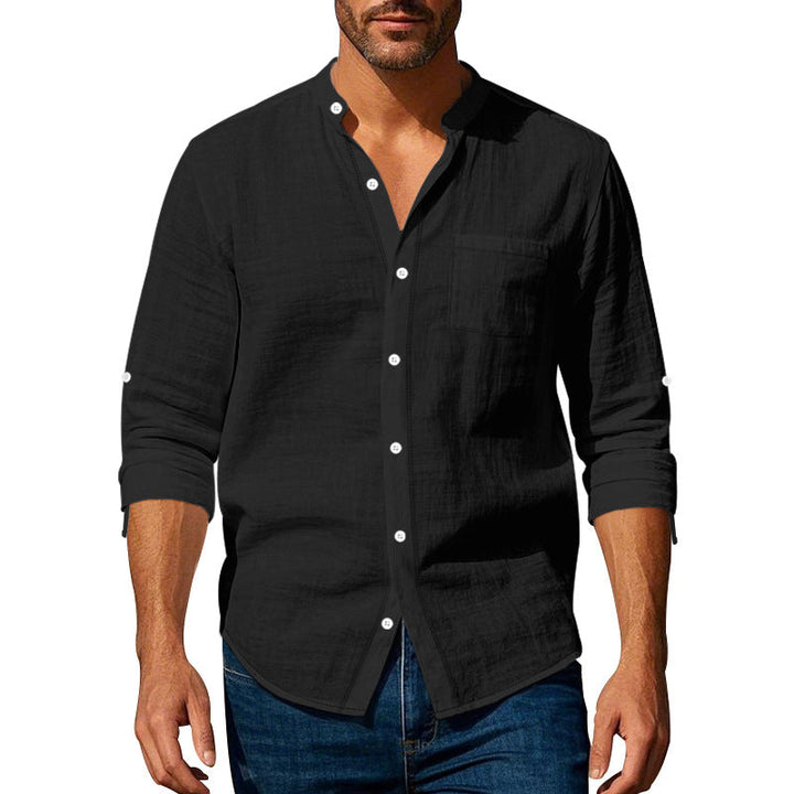 Herren leichtes Leinenhemd W&W Mode