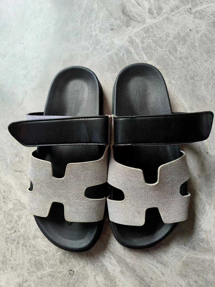 Damen Slip-on-Sandalen mit weichem Material