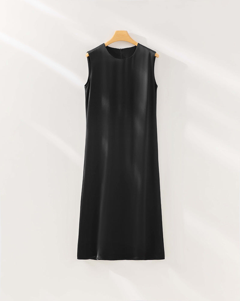 Damen Sleek Satin Maxikleid WW