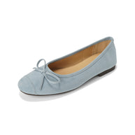 Damen Ballerinas mit verspielt eleganter Schleifenverzierung WW