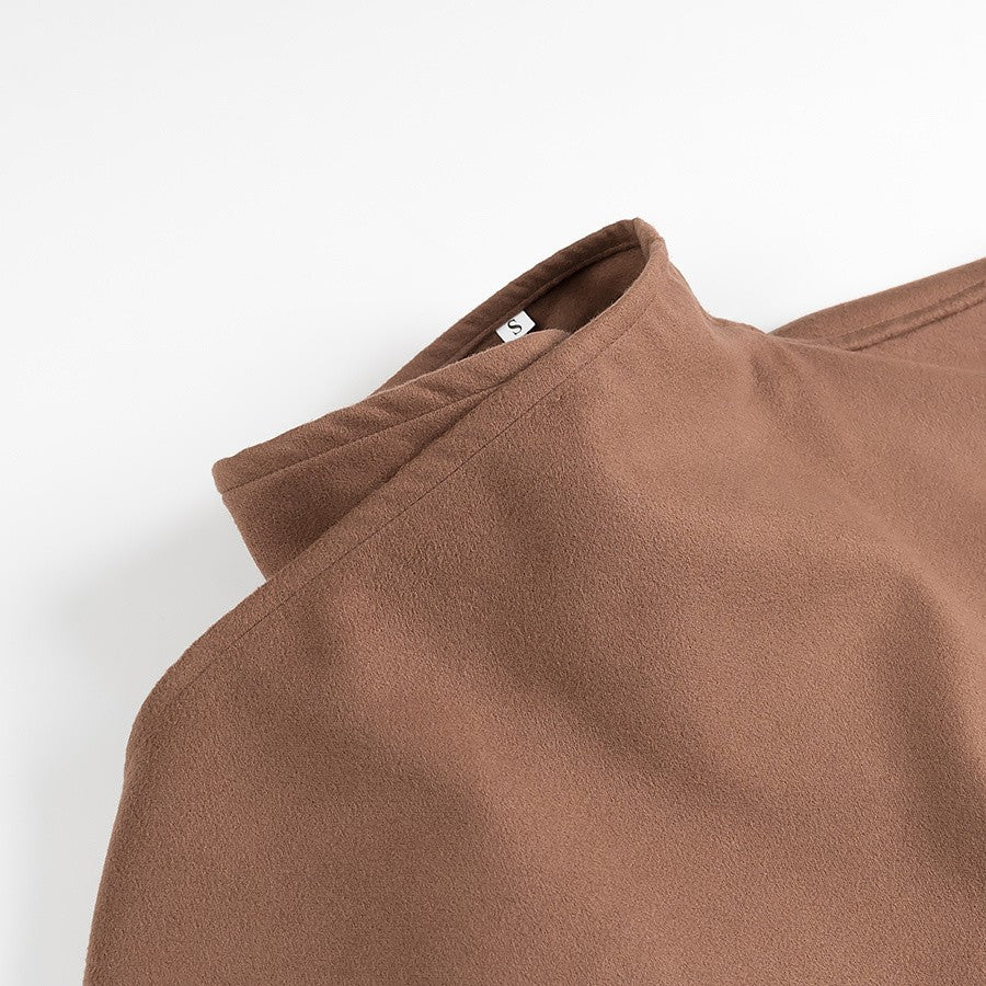 WW | Stehkragen Cape-Stil Mantel