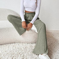WW | Lockere gestrickte lange Hose